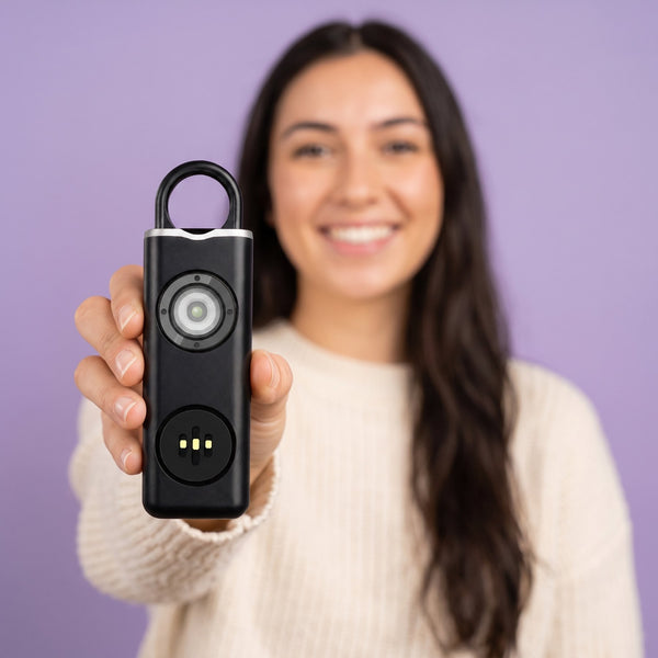 Tollyn safety alarm in black